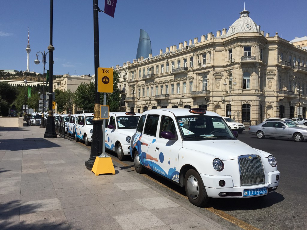 European Games-taxier i Baku, Azerbaijan